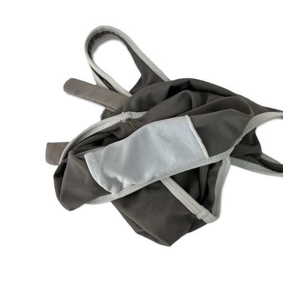 Lourdes Olaire one piece swim suit girls size 4T 4 toddler gray white - Picture 5 of 9